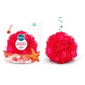 تصویر لیف حمام توری بالمی حاوی صابون 