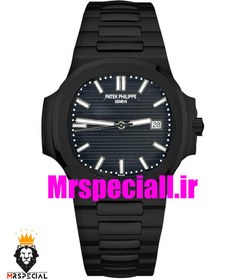 تصویر ساعت پتک فیلیپ ناتیلوس مشکی Patek Philippe Nautilus پتک فیلیپ ( Patek Philippe )