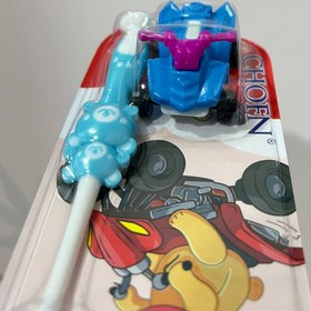 تصویر مسواک بچه گانه هدیه دار ( رنگ رندوم ) - رنگ پسرونه 