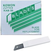 تصویر تیغ کاتر kowon سایز کوچک بسته 10 عددی 