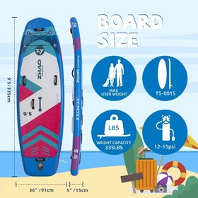 تصویر پدل برد رودخانه ZHAO 