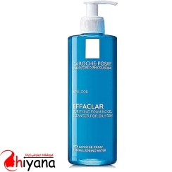 تصویر ژل شستشوی پوست چرب افکلار لاروش پوزای حجم 400 میل LA ROCHE-POSAY Effaclar Purifying Foaming Gel 400ml