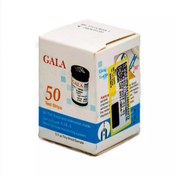 تصویر نوار دستگاه قند خون گالا بسته 50 عددی 