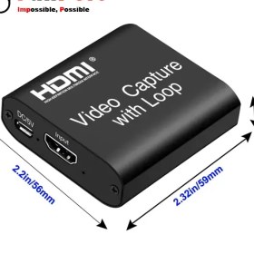 تصویر کارت کپچر HDMI کی نت مدل K-COHDCAP02 Knet 4K HDMI Video Capture / KCOHDCAP02