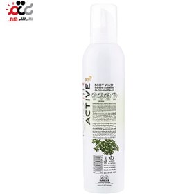 تصویر فوم شستشوی بدن حاوی روغن شاهدانه با رایحه چای سبز اکتیو 250 میلی لیتر Active body wash foam 250 ml