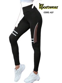 تصویر لگ توردار ورزشی زنانه کد 002 ا Womens sport mesh leggings code 002 Womens sport mesh leggings code 002