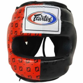 تصویر کلاه بوکس چرم اتل دار FAIRTEX 