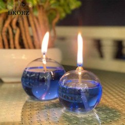 تصویر شمع روغنی مدل دراپ 2 عددی Drop model oil candle