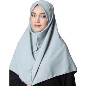 تصویر مقنعه مدل ساده - کرم 