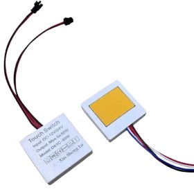 تصویر کلید لمسی تک تاچ تک رنگ | مخصوص زیر آینه حمام و دستشویی 