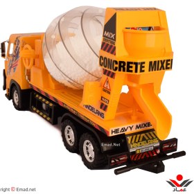 تصویر اسباب بازی کامیون میکسر بتن dorj toy dorj toy concrete mixer truck toy