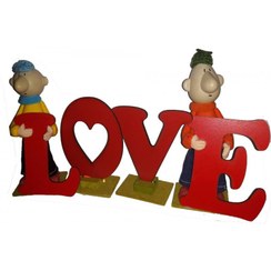 تصویر مجسمه خمیرچینی پت مت لاو 