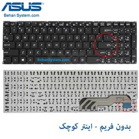 تصویر کیبورد لپ تاپ ASUS K541 / K541N / K541U 