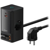 تصویر شارژر رومیزی بیسوس مدل PowerCombo PSLR000301 65W Baseus PowerCombo PSLR000301 65W Charging Station Charger