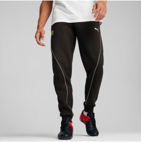 تصویر شلوار گرمکن ورزشی مردانه پوما اورجینال مشکی Puma Ferrari Race Sweat Pants 