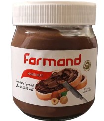 تصویر کرم کاکائو فندقی شکلات صبحانه فرمند ۳۳۰ گرمی – 6 عدد در کارتن 