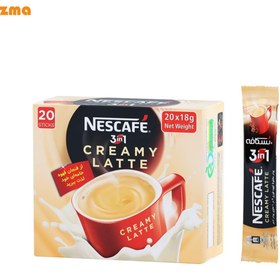 تصویر کافی میکس لاته نسکافه 3 در 1 بسته 20 عددی Nescafe Creamy Latte 3 in1 20pcs