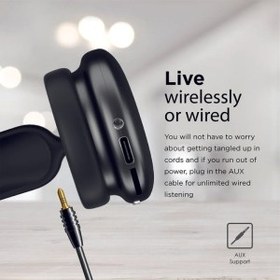 تصویر هدفون پرومیت AirBeat ا Promate AirBeat Wireless Headphones Promate AirBeat Wireless Headphones
