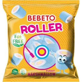 تصویر مارشمالو ببتو مدل Roller وزن 70 گرمی Bebeto Roller Marshmallow 70g