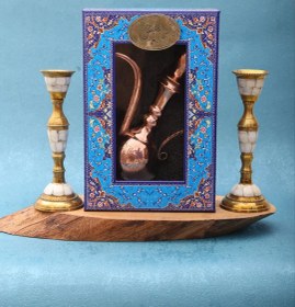 تصویر کادویی مسی نفیس گلاب پاش مسی 