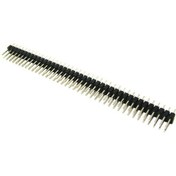 تصویر پین هدر 40×2 نری صاف 2.54mm 15mm 