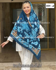 تصویر روسری سنتی نخ ترک 