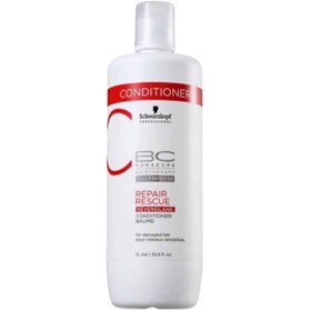 تصویر نرم کننده احیاکننده موهای آسیب دیده بناکور شوارتسکف Schwarzkopft Bonacure RepairRescue Conditioner 1000ml 