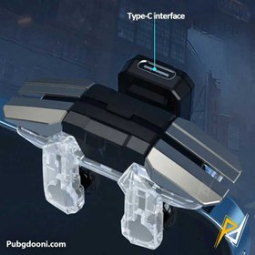 تصویر دسته بازی موبایل ۶ انگشتی لیزری مدل JS65 