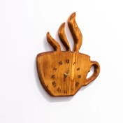 تصویر ساعت دیواری کاپ قهوه 