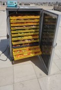 تصویر دستگاه خشک کن میوه و سبزیجات دیجیتال تیکا مدل Tika_FruitDryer با ۱۲ کشو و سنسور رطوبت 