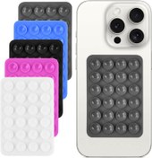 تصویر پایه نگهدارنده گوشی و تبلت مدل سیلیکونی - مشکی 