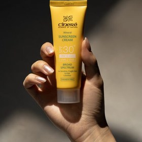 تصویر کرم ضد آفتاب بدون رنگ SPF30 – مناسب پوست های نازک، حساس و کودکان سینره 