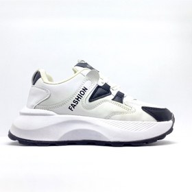 تصویر فاشیون لژدار سفید مشکی 