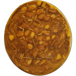 تصویر حلوای مسقطی لار در بشقاب شیشه ای(دیسی)/وزن مختلف 