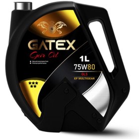 تصویر روغن گیربکس 75W80 گتکس 1 لیتری GL5 Gearbox Oil 75W80 GL5 1L Gatex