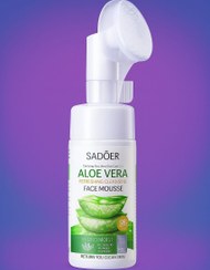 تصویر فوم شستشوی صورت براش دار آلوئه ورا سادور SADOER 