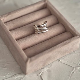 تصویر انگشتر مدل پیچک 