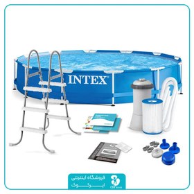 تصویر استخر پیش ساخته گرد فریمی 28241 intex 28241