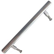 تصویر دستگیره کابینت مدل میله ای - کروم استیل / 15cm 