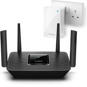 تصویر روتر بی سیم لینکسیس مدل MR8300 Tri-Band (استوک) 