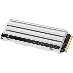 تصویر اس اس دی 2 ترابایت کورسیر Corsair MP600 ELITE Heatsink PCIe 4.0 NVMe M.2 2280 White 