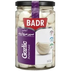 تصویر ترشی سیر مروارید بدر 650 گرم - بسته 6 عددی 