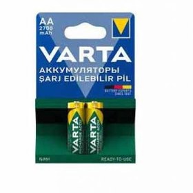 تصویر باتری قلمی قابل شارژ 2700mAh دوتایی مارک VARTA 