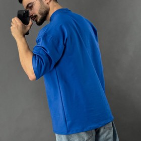 تصویر تیشرت دورس بیسیک آبی 