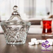تصویر قندان بلور کاوه مدل کلوین 