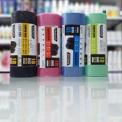 تصویر دارکوب کیسه زباله رولی و پرفراژ دار بسته 18عددی ابعاد 55در 75 