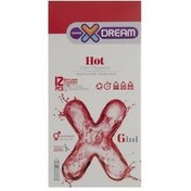 تصویر کاندوم ایکس دریم مدل Hot بسته ۱۲ عددی با رایحه انار 