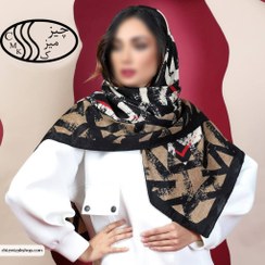 تصویر روسری نخی کشمیر پاییزه - طرح 5 