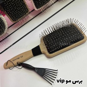 تصویر برس مو مارک دکتر مورنینگ - قهوه ای Dr. Morning brand hair brush