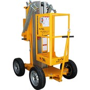 تصویر بالابر الکتروهیدرولیکی تک دکله با چرخ خودرویی EHL900 EHL900